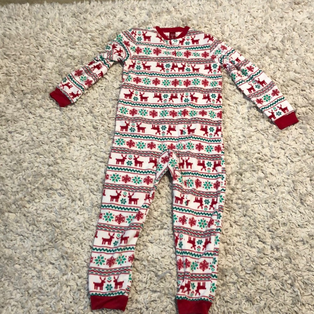 Christmas pajama - onesie style.
